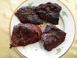 Сушено-копченное мясо говядины