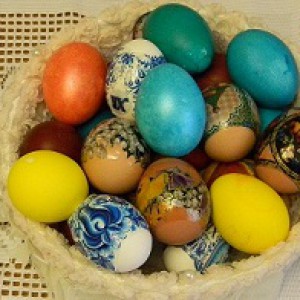Крашенные яйца пасхальные картинки