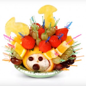 Канапе для детей из фруктов на день рождения фото