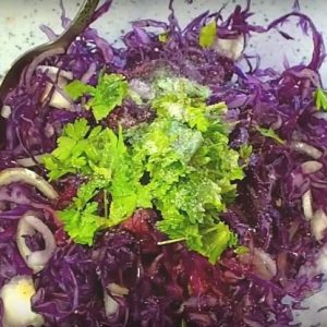 Свежий салат из краснокочанной капусты рецепты с фото