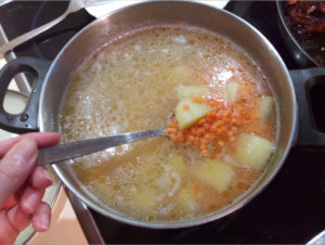 Суп куриный с чечевицей рецепт с картофелем