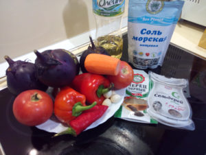 Как приготовить рагу из баклажанов и помидоров ингридиенты