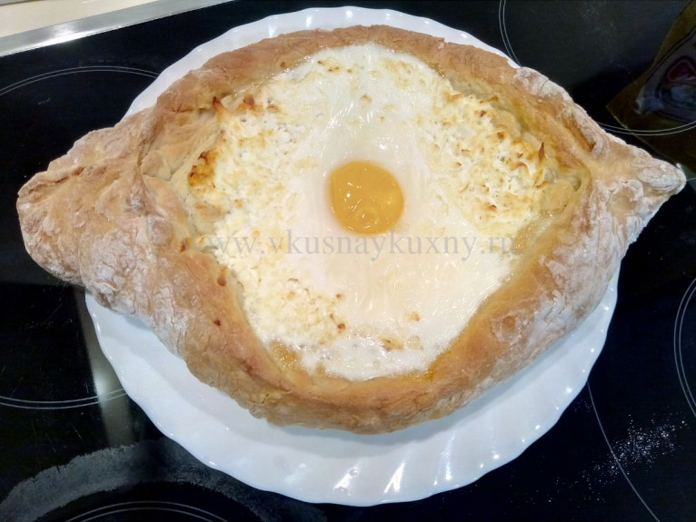 Хачапури по аджарски рецепт с фото лодочка с адыгейским сыром