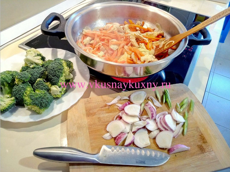Как приготовить брокколи вкусно с куриным филе на сковороде