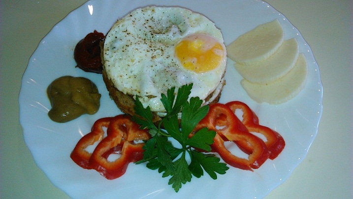 Красивый завтрак из яиц фото