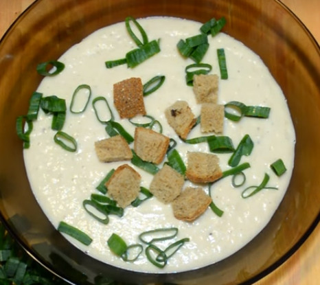 Легкий сырный крем суп рецепт с фото