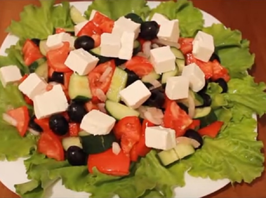 Салат греческий рецепт классический с фото очень вкусный
