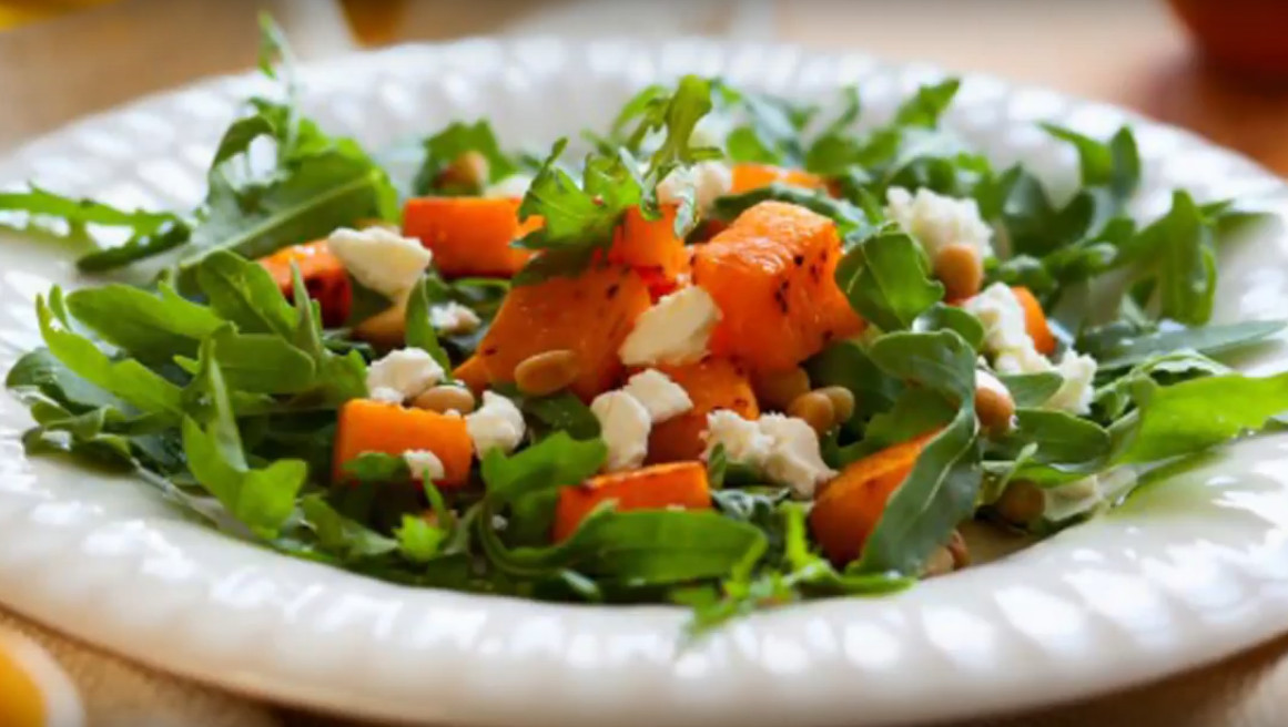 Простые рецепты салатов из тыквы вкусные и простые