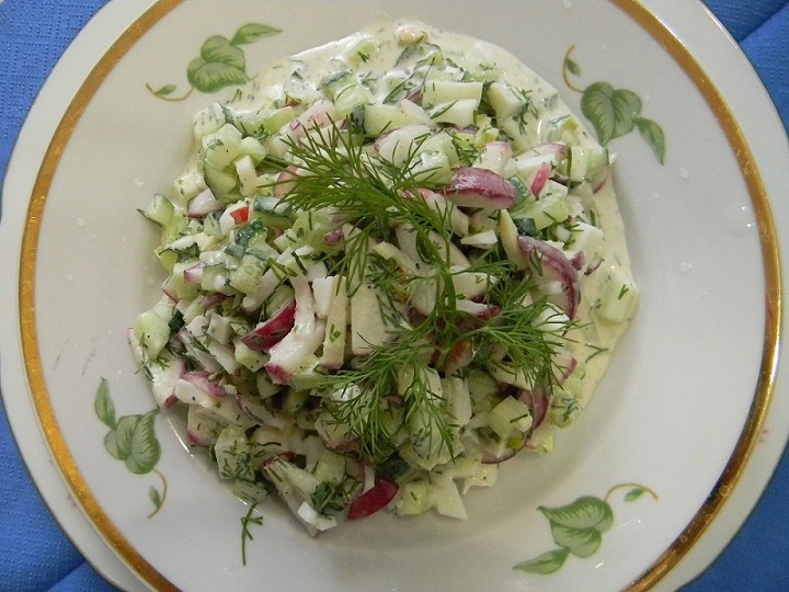Вкусные рецепты салатов с редиской готовим легко и быстро