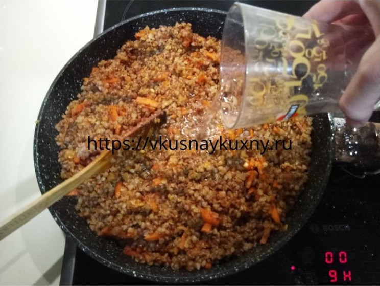 Рецепт вкусной гречки на гарнир с луком и морковью