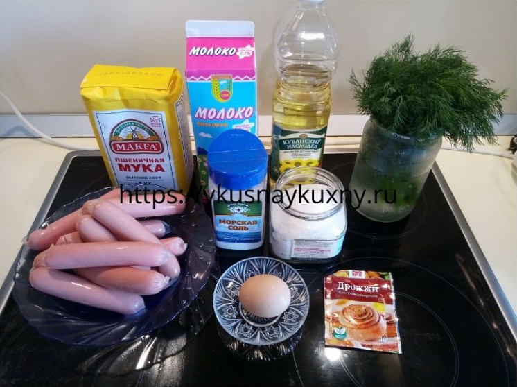 Сосиски в тесте жареные в масле рецепт ингредиенты для приготовления