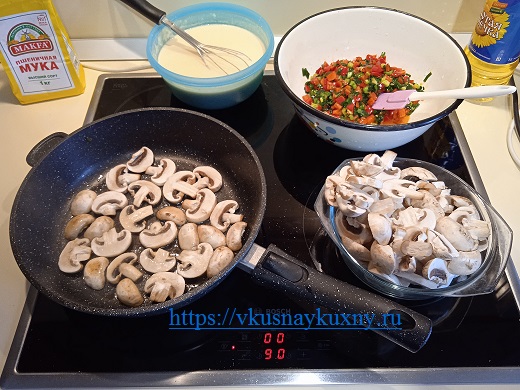 Рецепты блинов с припеком на масленицу вкусные с грибами